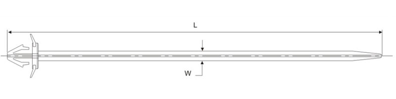 Drawings of Push Mount Cable Ties Drawings of Push Mount Cable Ties