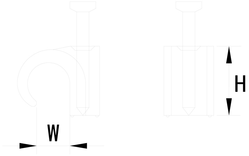 hook cable clips hook cable clips